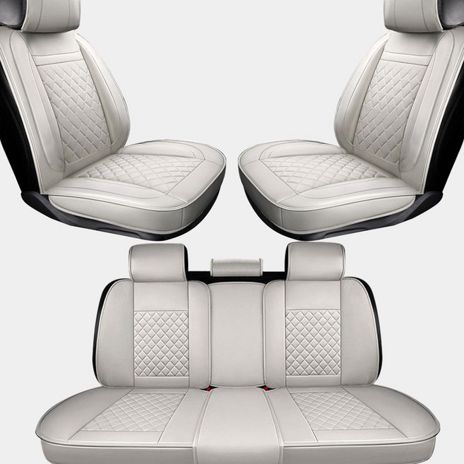 제니븐 자동차 시트커버 교체 차량용 보호매트 카시트 SF-590 풀세트, 1세트, 바닐라베이지