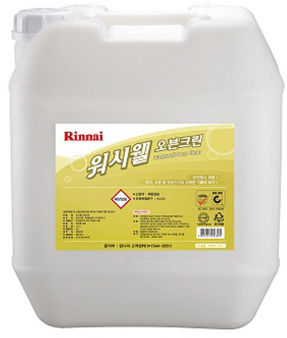 린나이 오븐크리너 RWW-VC1 찌든때 오븐크린 바닥청소 말통, 1개, 18.7L