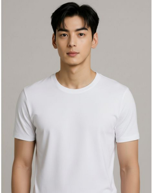 유니클로 겨울철 남성 히트텍 방한 겨울 따뜻한 크루넥 티셔츠 보온 반팔티 no.1762052