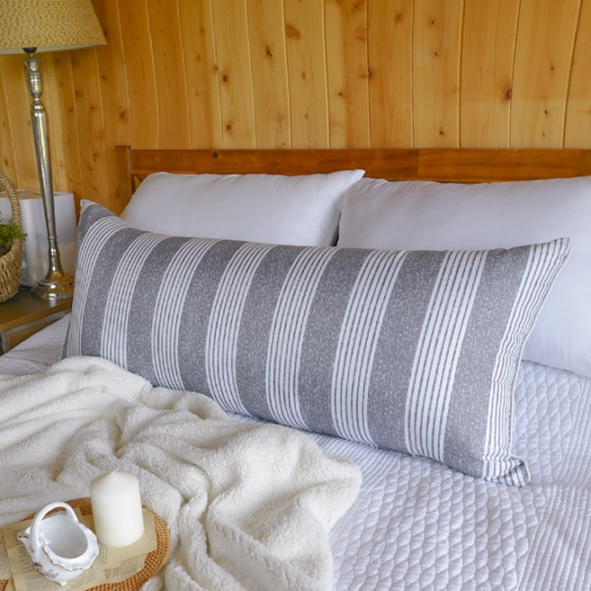 등받이 쿠션 대형 집순이 침대 헤드 쿠션 특대등쿠션/2인 베개, 2인베개, 라인그레이