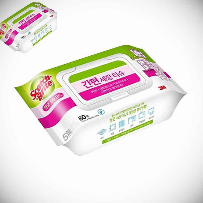 항균 물티슈 80매 향균물티슈 청결물티슈