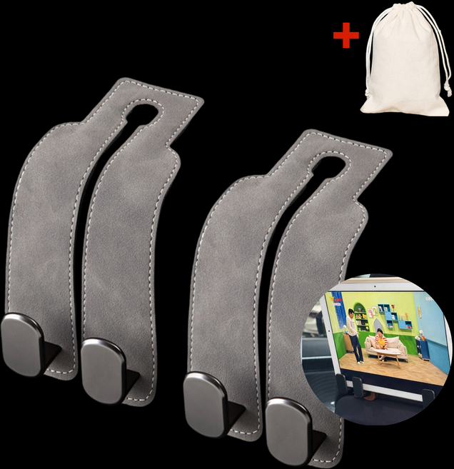 마케시 쏘클린 헤드레스트 후크세트, 그레이, 2개