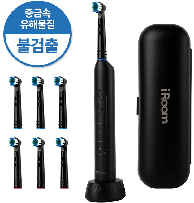아이룸 무선 전동칫솔 AST시리즈, 1개, 블랙, HX2540