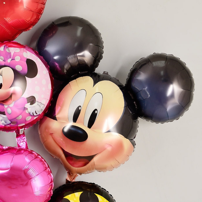 제이벌룬 디즈니 캐릭터 은박풍선, 1개, 미키마우스 슈퍼쉐입
