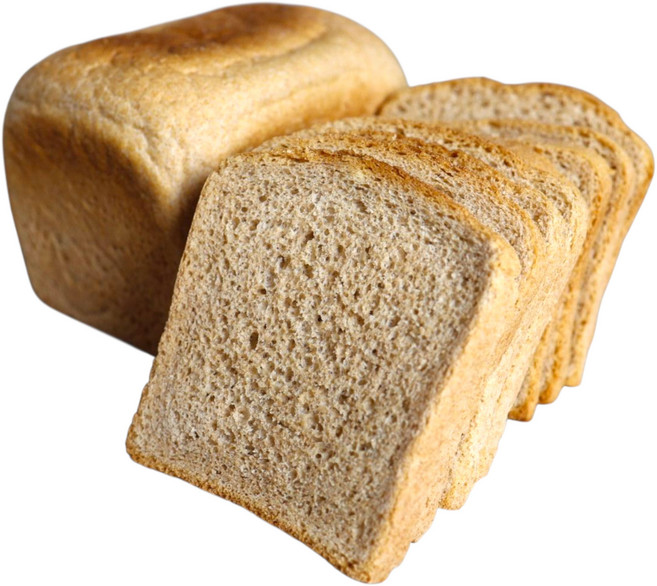 김코치빵 국산 통밀 100% 통밀빵 통밀식빵 595g X 2개 ( 저당 저염 무설탕 무방부제 ), 2세트