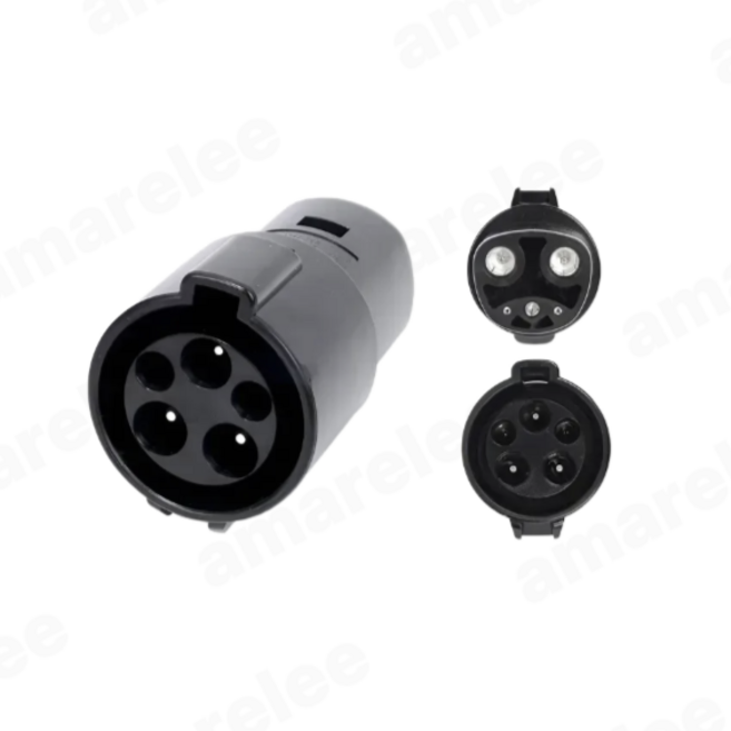 전기 자동차 어댑터 충전 Type1 J1772 Tesla Model X Y 3 S EV 충전기 커넥터 변환 건 소켓, 01 Black, 01 CHINA, 01 Type1 테슬라, 1개