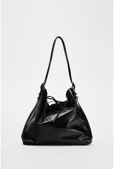 자라 블랙 빅 숄더백 여성 데일리 토트백 대용량 ZARA