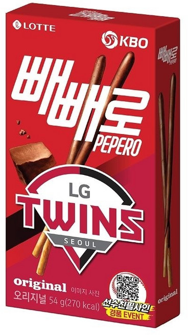 롯데웰푸드 KBO X 초코 빼빼로 LG 트윈스 x10개 379691