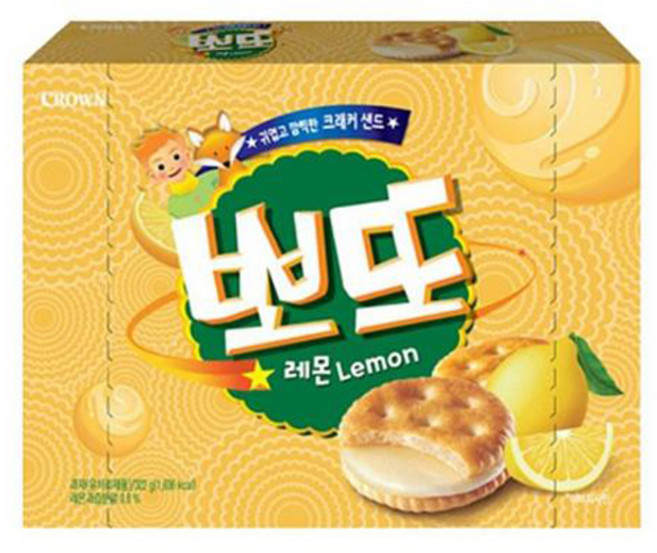 크라운 뽀또 레몬, 322g, 1개