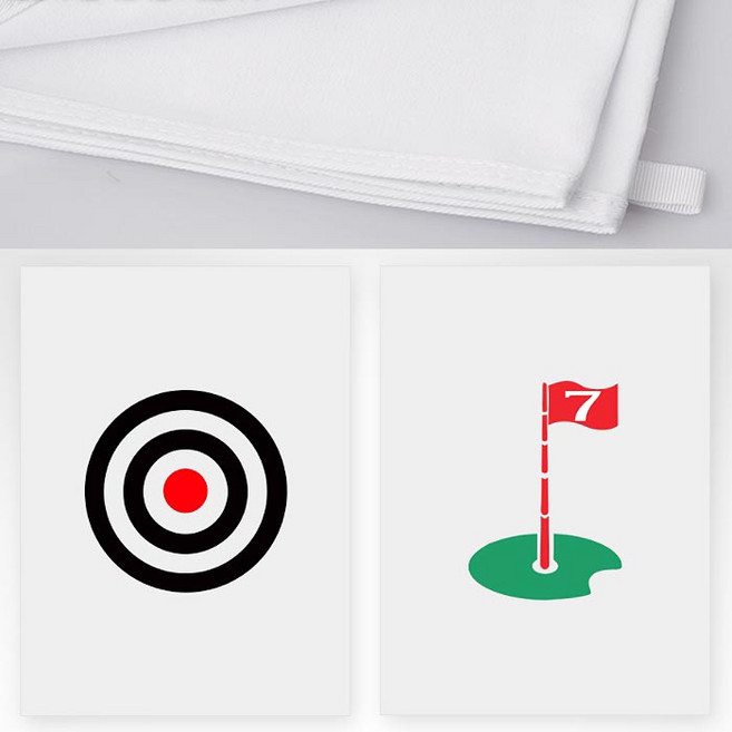 국산 대형 골프연습용 면타겟 충격흡수강화 230x150cm 과녁 깃발 스크린천