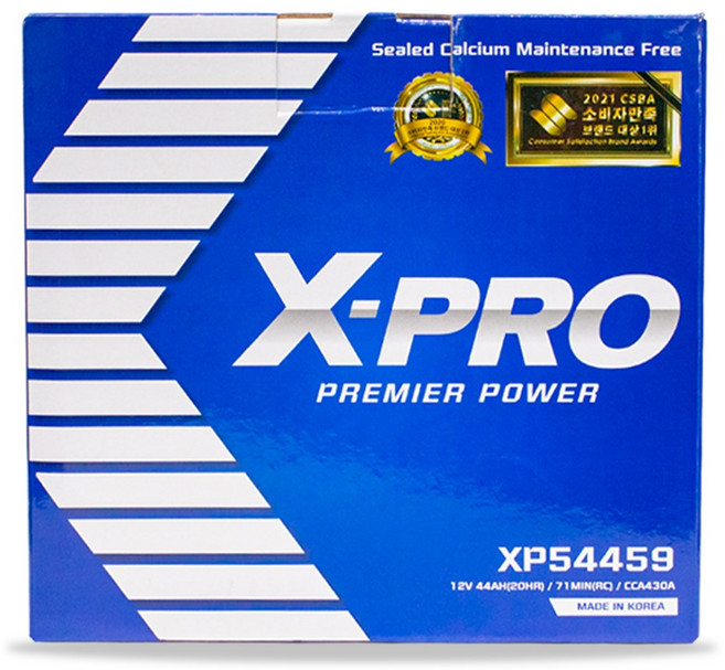 아트라스BX 스파크배터리 마티즈크리에이티브배터리 BX44DL 반납 공구대여, 엑스프로 XP 54459, 폐전지반납, 1개