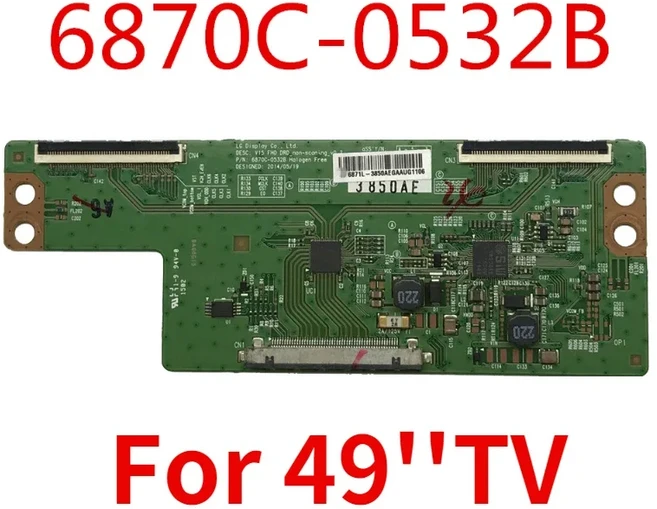 기존 6870C-0532B 43'' 55'' TV Tcon 6870C 로직 보드 Placa Tv for LG 호환 Original 카드 0532B, 04 49 inch