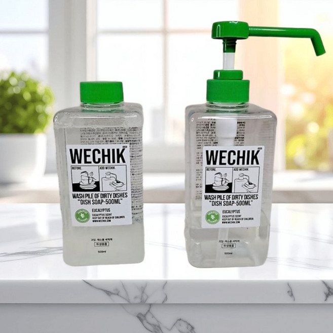 위칙 멀티플 주방 세제 500ml, 2개, 1개
