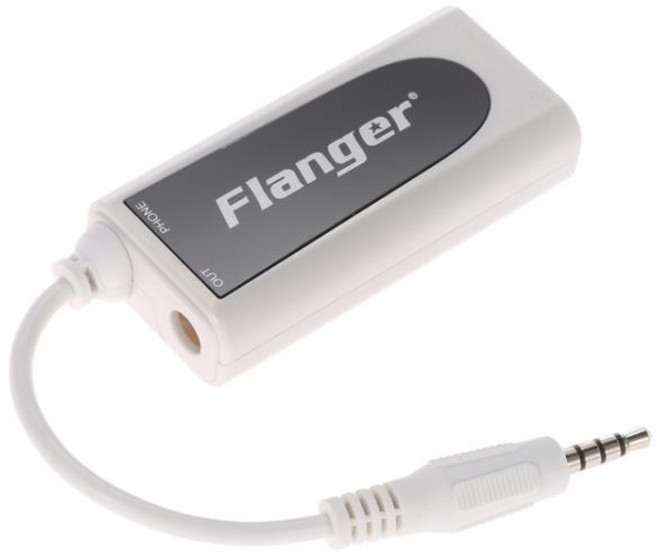 플랜저 Fc-21 기타 변환기 일렉트릭 베이스 휴대폰 화이트 안드로이드 iOS 폰 패드 액세서리, 01 WHITE, 1개