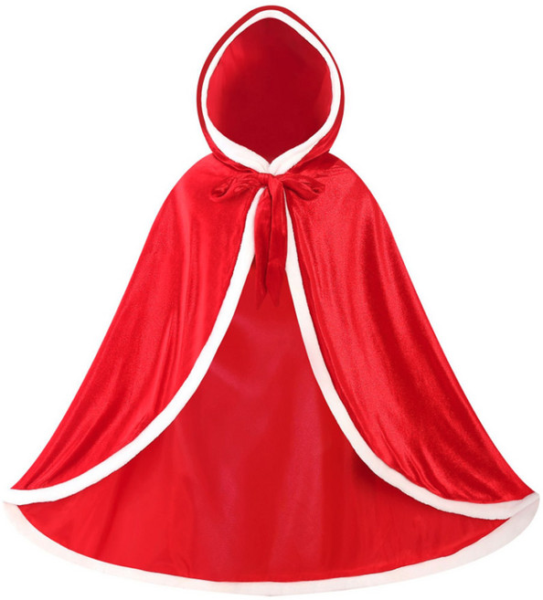 크리스마스 산타 요정 망토, 레드, 1개