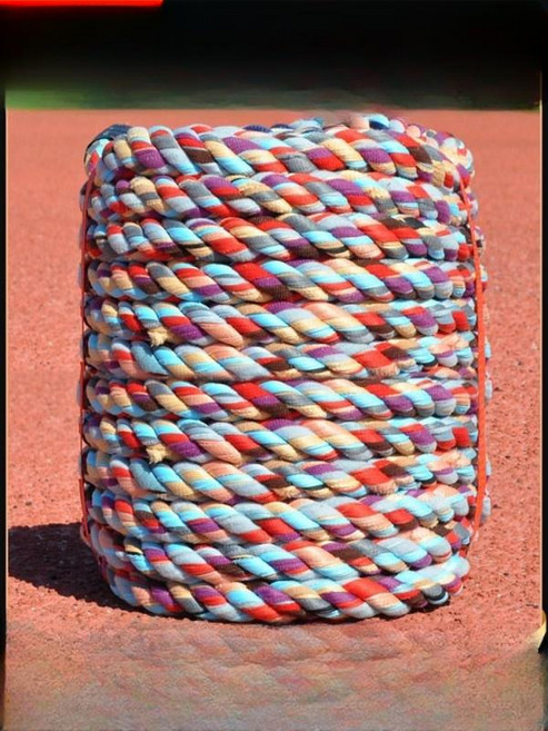 줄다리기 로프 대회용 가족놀이 손보호 실내외 겸용, 8명용 7m 천로프