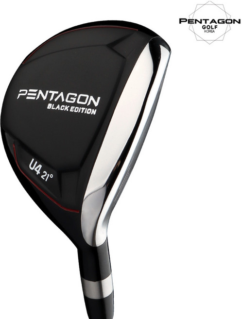 야마모토 펜타곤 블랙 에디션 남성 유틸리티우드, 4번 21도 SR