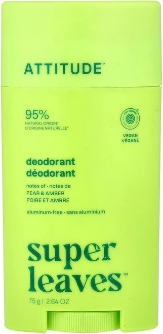 ATTITUDE 슈퍼 리브스™ 데오도란트 스틱 배 & 앰버 향 75g ATT-11979, 1 - 쿠팡