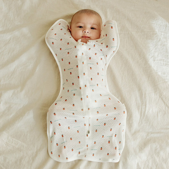 말랑하니 스와들 속싸개 오가닉 메쉬 당근농장