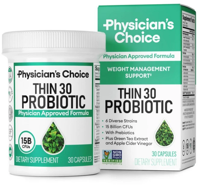 피지션즈초이스 씬 30 프로바이오틱스 150억 유산균 캡슐 Physician's CHOICE Thin 30 Probiotics, 30정, 1개 - 쿠팡