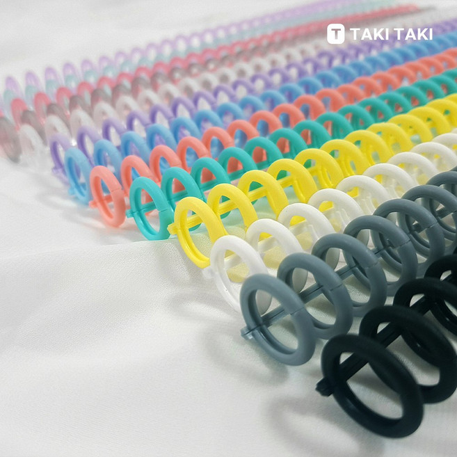 루즈링 클릭링 바인더링 13색 12mm, 6. 루즈링 민트