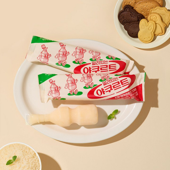 진짜 야쿠르트맛 그대로 얼려있는 야쿠르트 유산균 아이스크림, 15개, 125ml