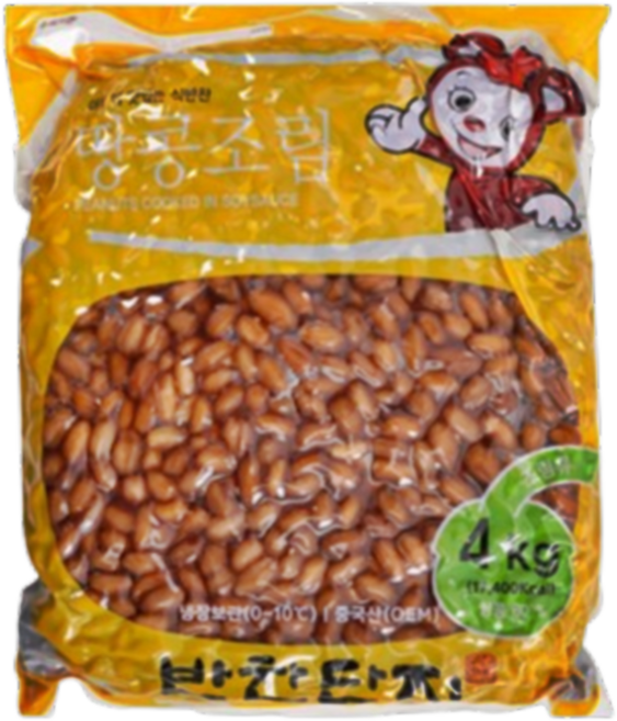 케이푸드_반찬단지 땅콩조림, 4kg, 14개