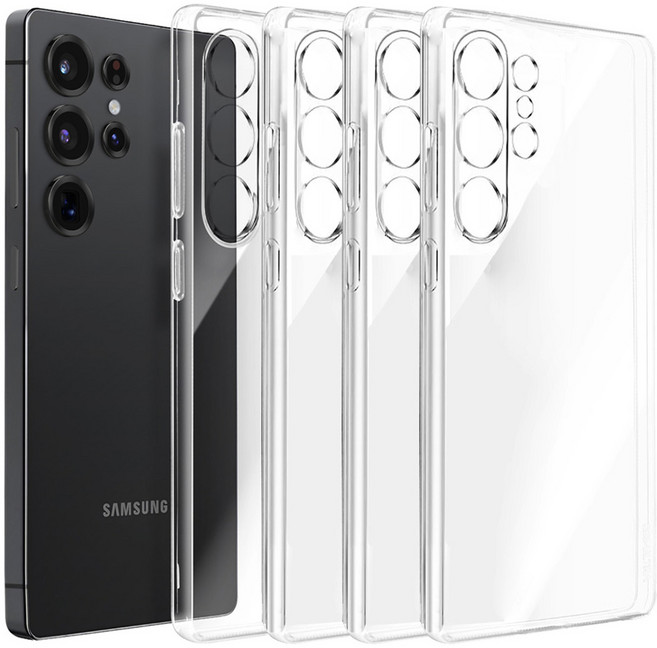 아이엔조이 슬림 카메라 보호 젤리 투명 케이스 4개