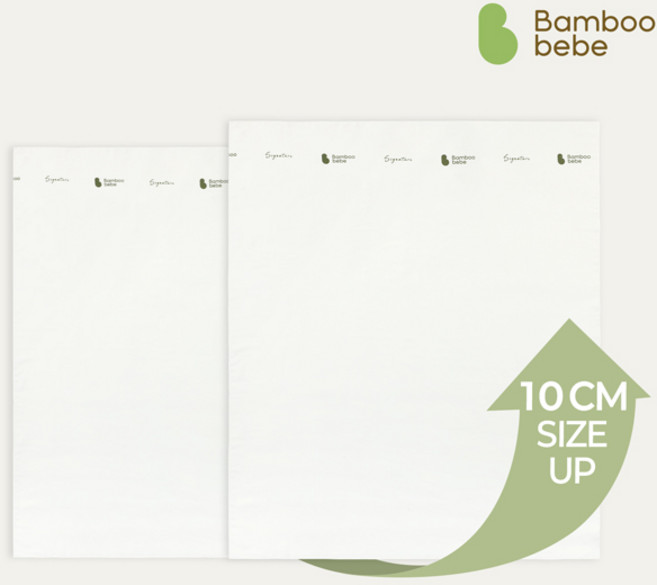 [밤부베베] 시그니처 점보 사각기저귀_퓨어 3장, 화이트, 1세트