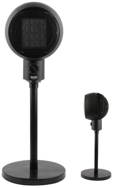 Bari 즉각발열 PTC 전기온풍기 블랙색상 1.5kw가정용온풍기 선풍기히터 사무실히터 업소용온풍기, 단품, 단품