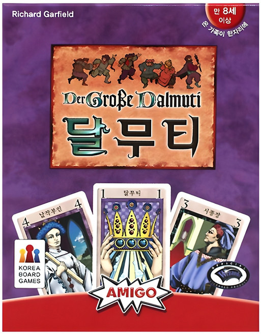 코리아보드게임즈 달무티 보드게임, 혼합색상, 1개