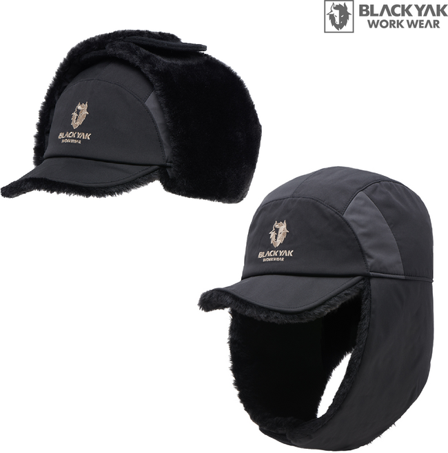 블랙야크 워크웨어 한겨울 방한 생활방수 귀마개털모자 와이어 챙 고소모 알파인 네오 트루퍼, 058 (M)