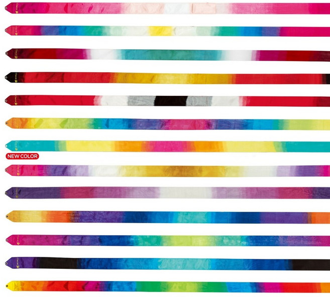 chacott 일제 리듬 체조 그라데이션 리본 6m FIG 규격 경기 시합 연습 도구 일본 직구 차코트 스포츠 용품 챠코트, 745 로즈