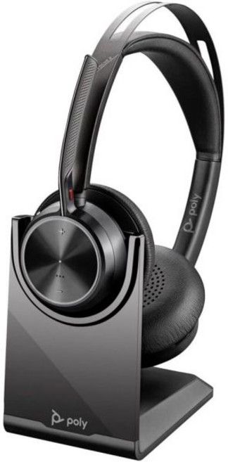 HP 폴리 보이저 포커스 2 USBCC 헤드셋 및 USBCA 어댑터와 충전 스탠드 구글 3079080, HP 폴리 보이저 포커스 2 USBCC 헤드셋 및 US