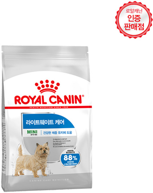 로얄캐닌 라이트웨이트 케어 미니, 1개, 1kg