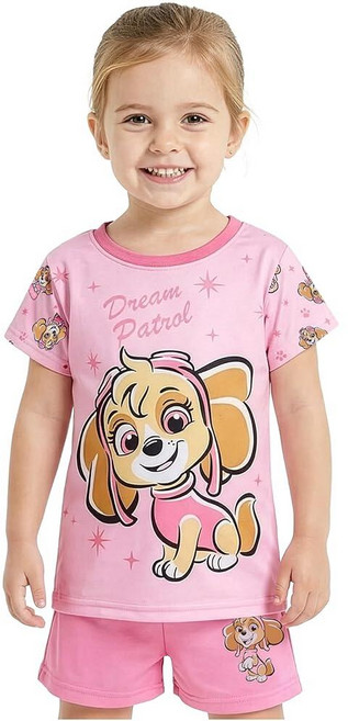Get Trend Peppa Pig Girls Pajamas Toddler 2 Piece Short Sleeve Top & Shorts Soft Summer PJs Kid