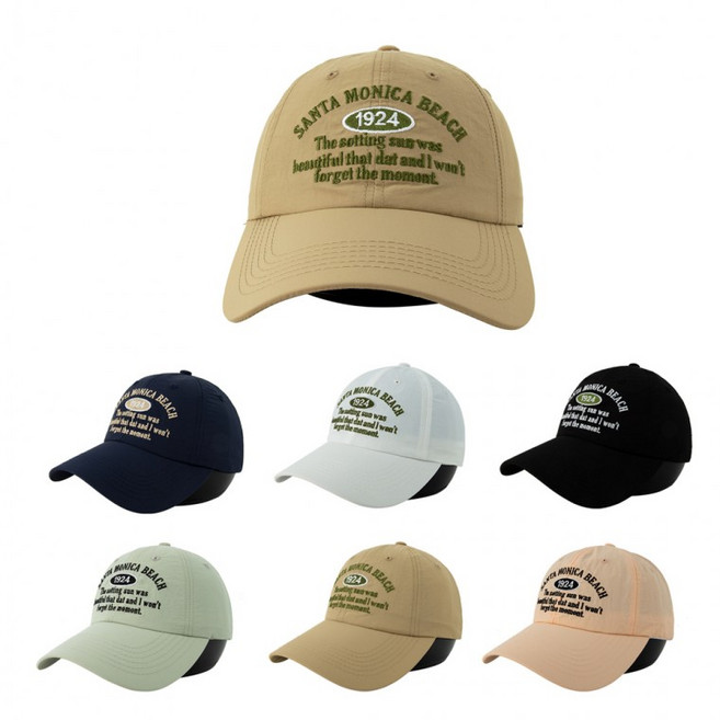 [당일출고]1924 방수볼캡 모자 여름 워터밤 물놀이 워터파크 수영장 바캉스 러닝 등산 골프 나일론