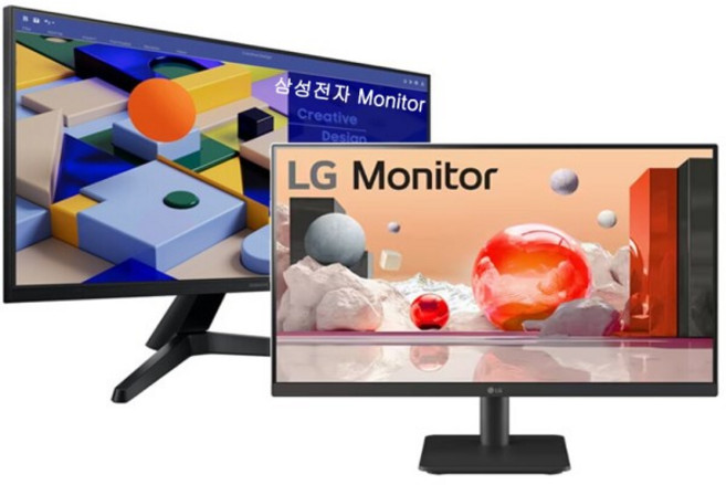 LG 엘지 삼성 24인치 LED 모니터 FHD HDMI 사무용 듀얼용 CCTV용 컴퓨터모니터 중고, 24인치 FHD HDMI 랜덤, 61cm