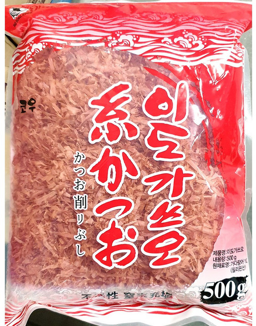 코우 이도 가쓰오부시 500g X4봉 토핑용 가다랑어포 육수용가쓰오부시 오꼬노미야끼가쓰오부시, 골든타임벨 1