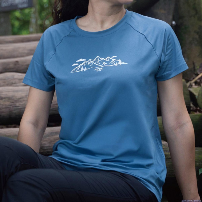 阿爾卑斯山 涼感排汗機能衣 登山衣