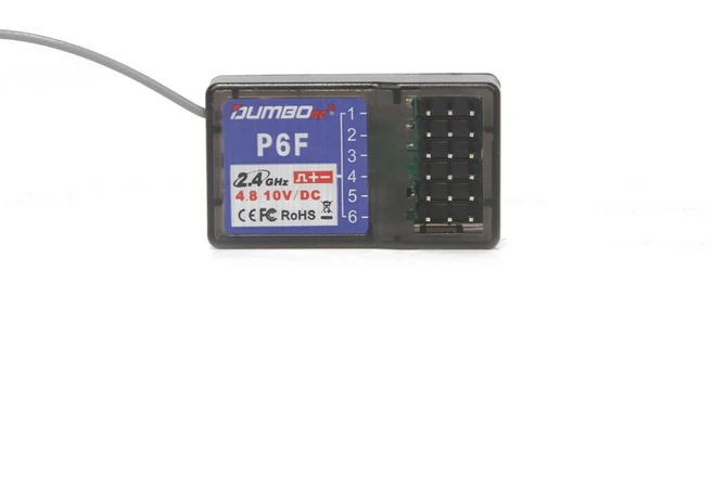 DUMBORC P6F 미니 송신기 X6 용 2.4G 6CH 자이로 Rc 자동차 보트 무선 제어 시스템 리모콘, 04 P6FG MINI
