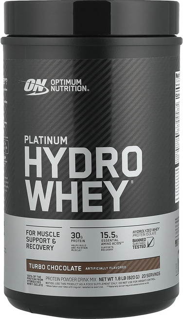 옵티멈뉴트리션 플래티넘 하이드로웨이 프로틴파우더 초콜릿맛, 820g, 1개