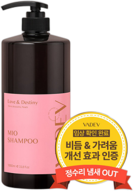 바디브 약산성 샴푸 러브앤데스티니 향, 1개, 1L