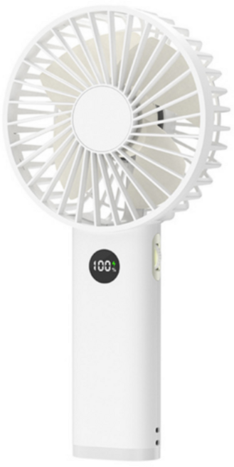 LOVCHO 미니 선풍기 초경량 휴대용 충전식 무소음 손선풍기, 화이트, DQ-233
