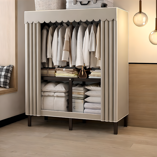 免安裝防塵衣櫃, 【可可奶咖】