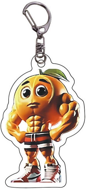 로앤제이 이탈리안 브레인롯 아크릴 키링, 1개, 3. 오 딘딘딘딘 둔 마 딘딘딘 둔