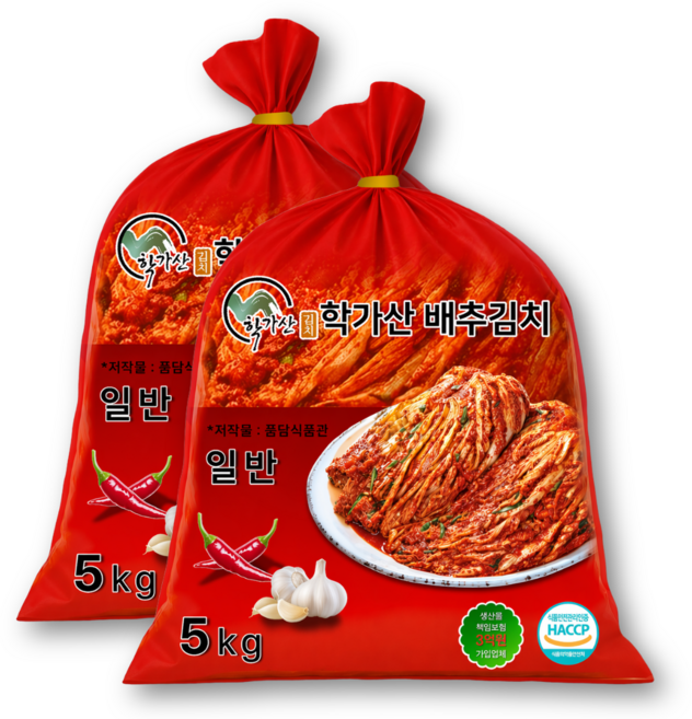 l 품담식품관 l 안동 학가산 정품 포기김치 (일반) 당일발송 l 아이스박스포함, 10kg, 1개