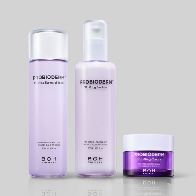 바이오힐보 프로바이오덤 3D 리프팅 스킨케어 2종세트 (에센셜 토너 150ml + 에멀전 150ml + 리프팅크림15ml, 1개