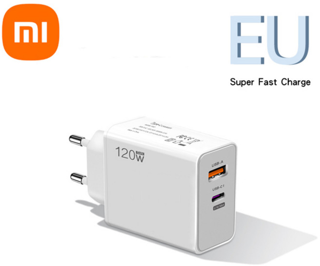 샤오미 120w USB C Gan 고속 충전 어댑터 아이폰 15 PD 초고속 USB 충전기 삼성 노트북 태블릿 아이패드 맥북 OPPO용, [02] only 6A cable(케이블선만제공), 39개