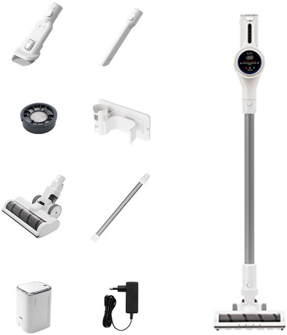 홈앤아트 코지 진공 무선 청소기 초강력 455W 핸디 청소기, HAVG-160AW, 네이처 화이트